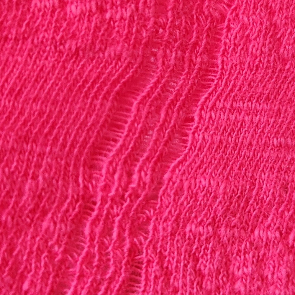 Lucky Brand Eyelet Yoke Tank Sleeveless Top Boho feminine Girly Cute Pink Medium - Picture 7 of 12